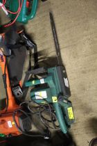 An electric chainsaw