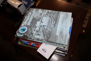 A collection of Ipswich Speedway brochures