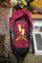 A Graco Evo Mini folding pushchair with original box