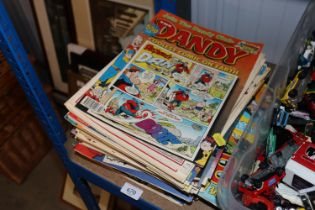 A collection of Dandy and Beano comics