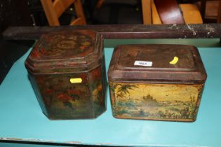 Two vintage J J Colman mustard tins