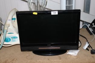 An Alba flat screen television