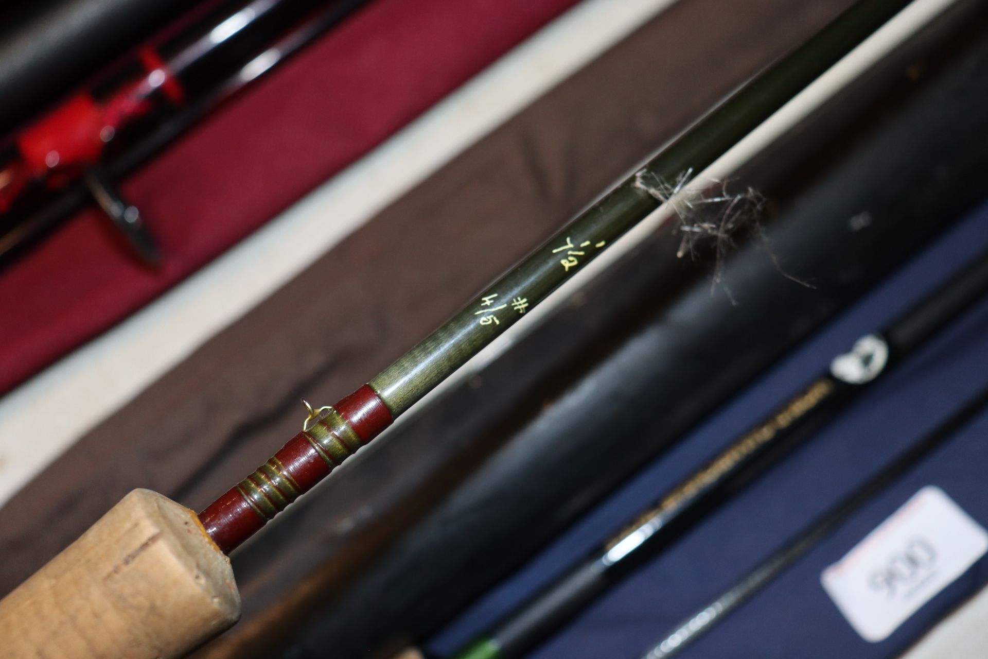 Two fly fishing rods with cloth bags - Image 3 of 3