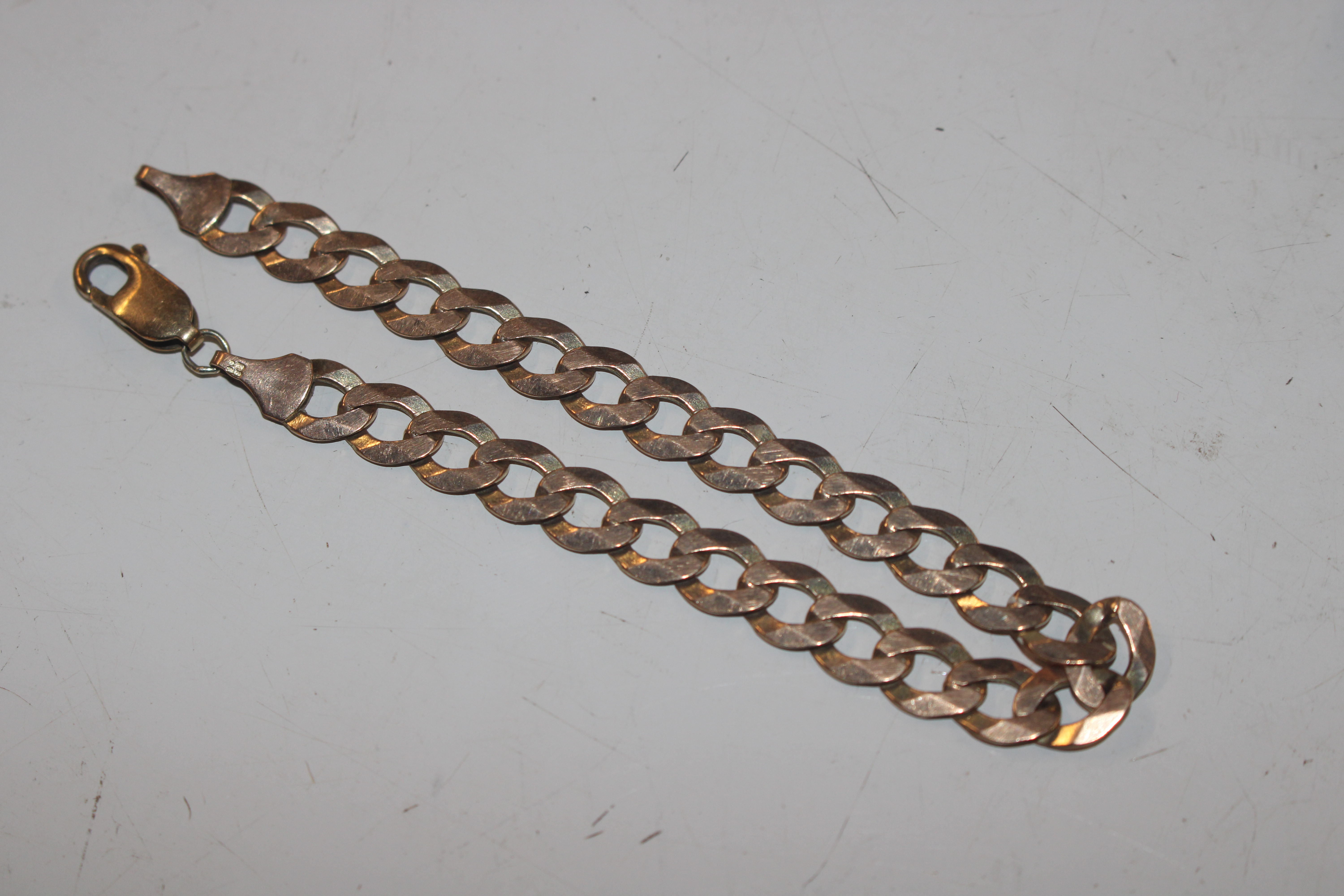 A 9ct gold bracelet; another 9ct gold bracelet, ap - Image 5 of 14