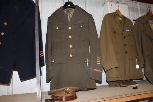 A USAF WWII Officers jacket and hat