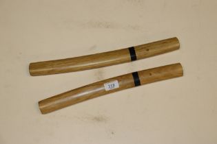 A pair of Tanto swords