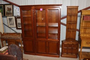 A Bevan & Funnell display unit raised on cupboard