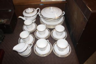 A collection of Royal Worcester "Raffles" tea and