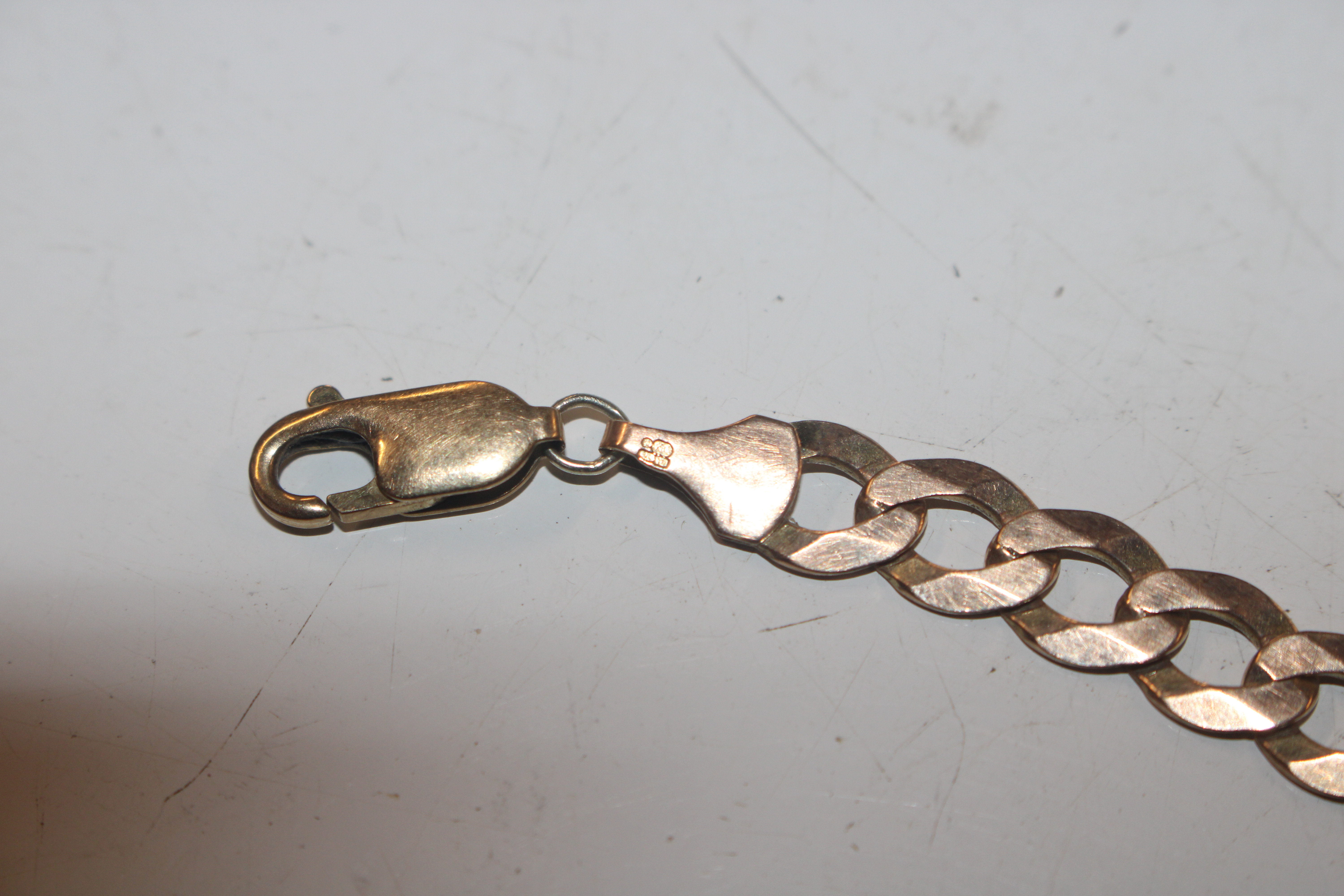 A 9ct gold bracelet; another 9ct gold bracelet, ap - Image 8 of 14