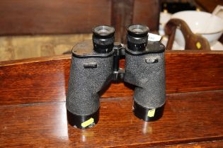 A pair of 7 x 50 binoculars