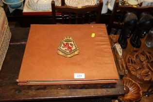 HMS Devonshire scrap album by Royal Marine who ser