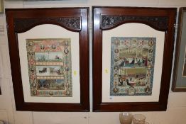 A pair of 1897 London Illustrated News prints, con
