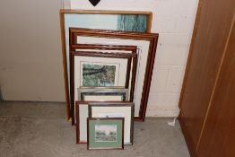 A quantity of various pictures and prints to inclu