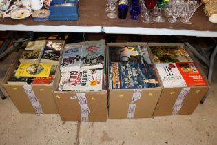 Four boxes of various books