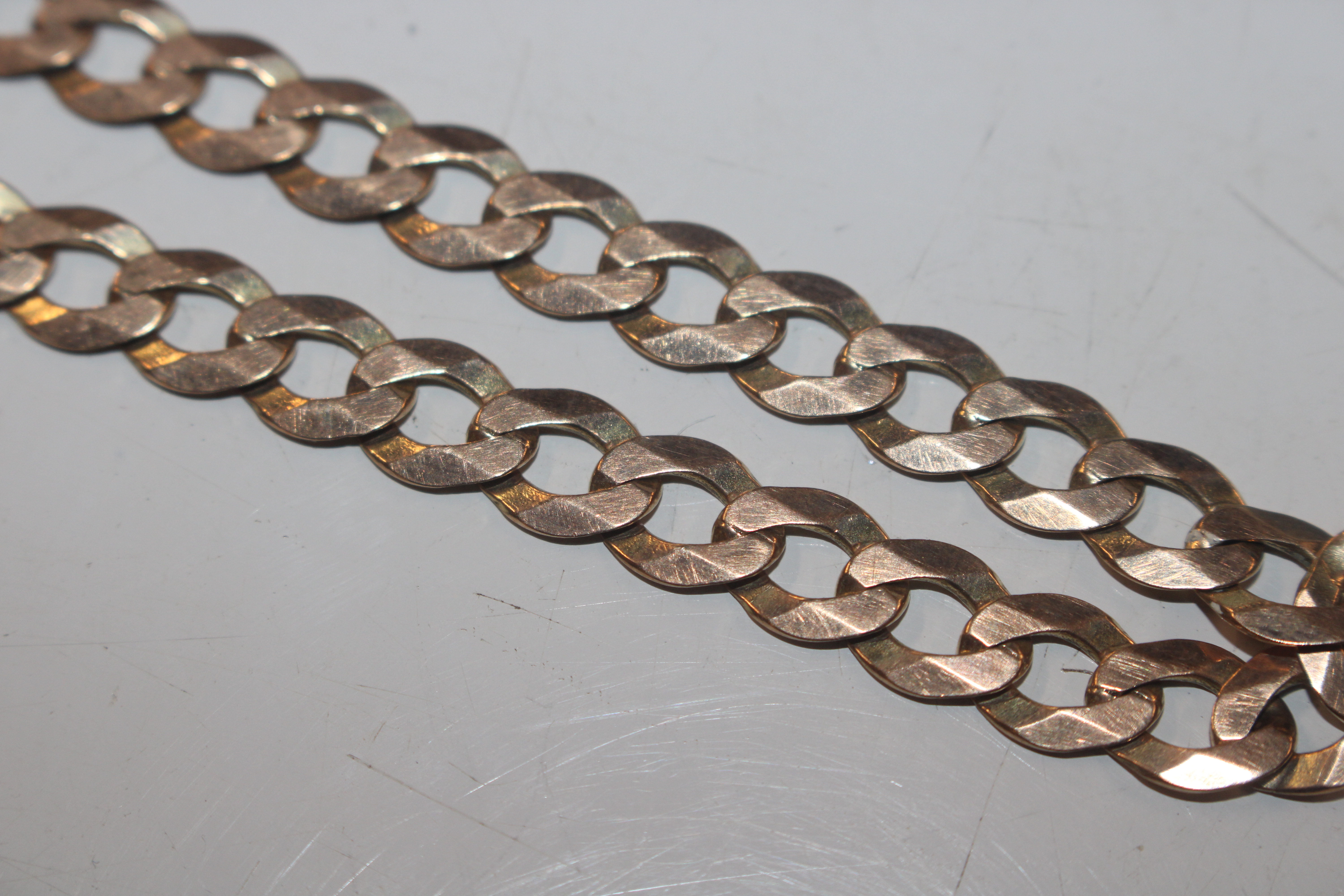 A 9ct gold bracelet; another 9ct gold bracelet, ap - Image 6 of 14