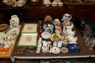 A quantity of various china to include jugs, ginge