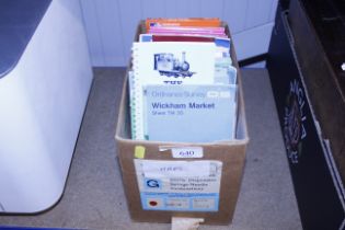 A collection of various Ordnance survey and road m