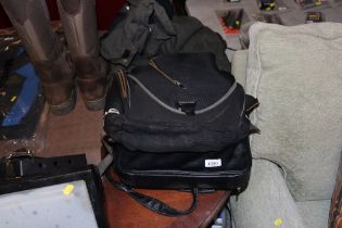 A World Wide rucksack and two holdalls