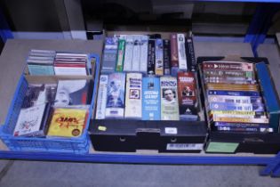 A collection of various CD's, DVD's, videos etc.