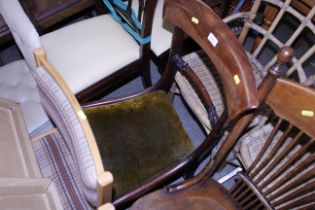 A 19th Century mahogany bar back dining chair