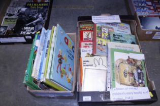 Two boxes of vintage children's story books and rh