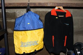 A Steadfast fleece jacket and a Trakker Ocean Pro