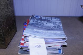 A quantity of Ipswich Speedway magazines