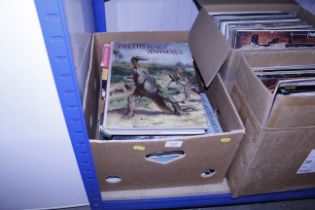 A box of miscellaneous books