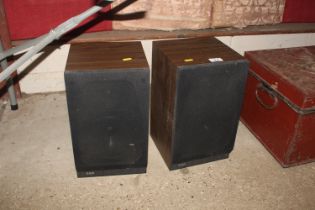 A pair of B&W speakers