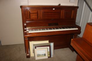 A Whitton & Co London, upright piano AF
