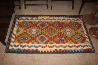 An approx. 165cm x 100cm Chobi Kelim rug