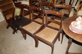 Eight various chairs to include Regency and later