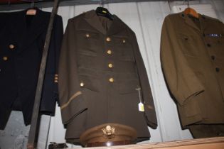 A USAF WWII Officers jacket and hat