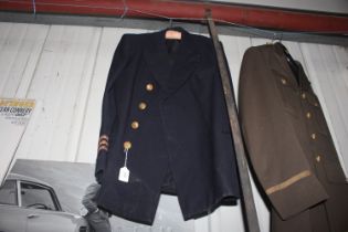 A Royal Naval Engineers Officers jacket, named