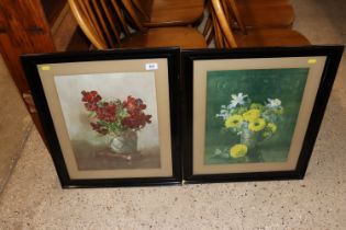 Two framed and glazed Winifred Walker still life p