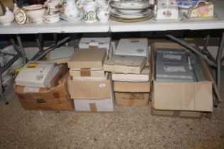 A large quantity of collector's plates to include