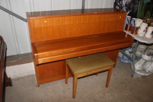 A Yamaha upright piano, number 1718299