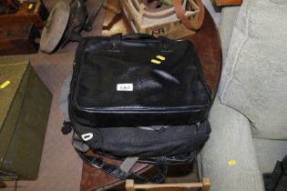 A rucksack and two holdalls