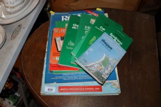 A collection of French and other road maps