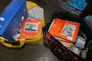 Two bags of photographic slides and viewers relati