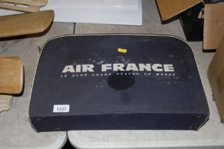 A vintage Air France travel case