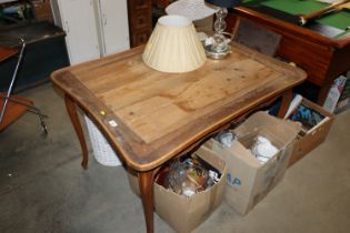 A French card table circa 1900