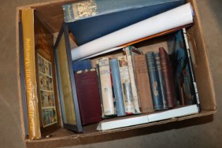 A box of miscellaneous books