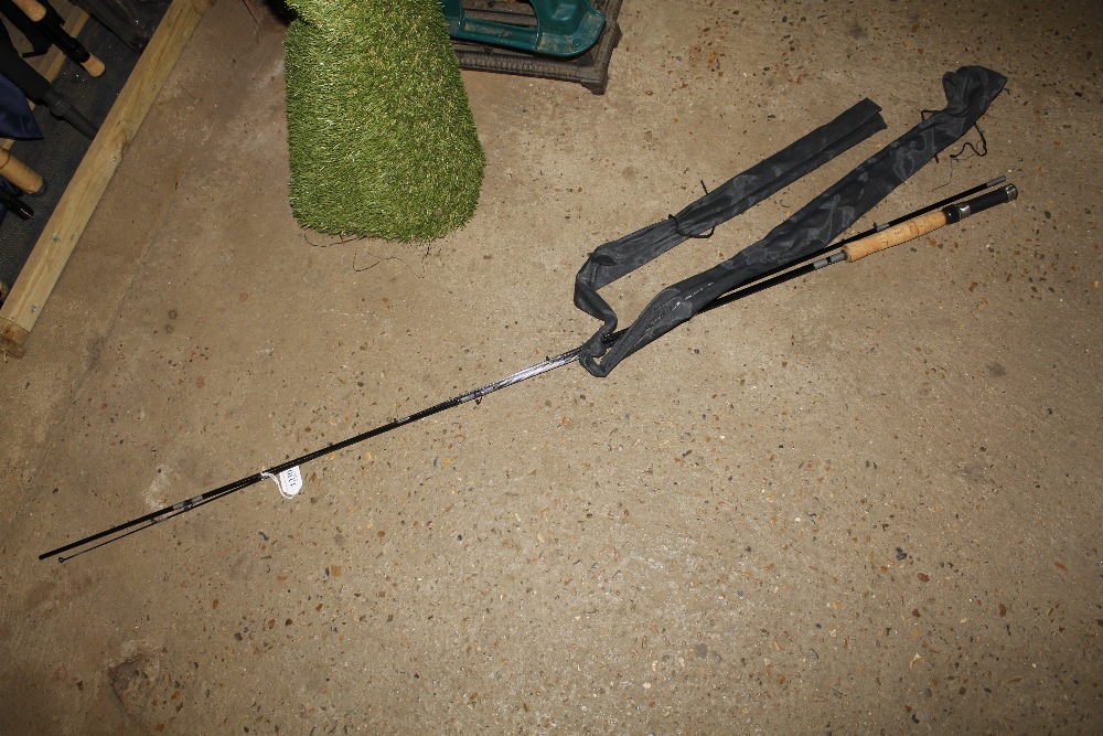 A Ryobi target graphite 9ft No 6/7 fishing rod