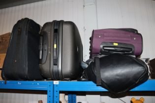 A collection of various modern luggage