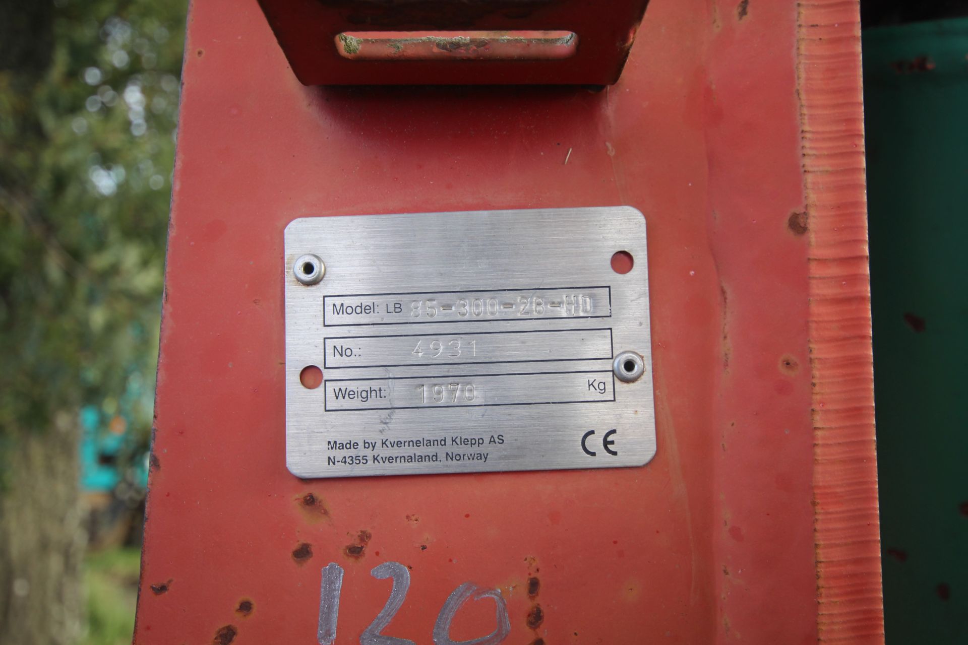 Kverneland LB85 5+1F reversible plough. 85/300/28/HD. With 300HP headstock, 28 bodies, tungsten - Image 31 of 31