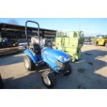 **UPDATED DESCRIPTION** New Holland Boomer 25 4WD compact tractor. Registration AY17 AHF. Date of