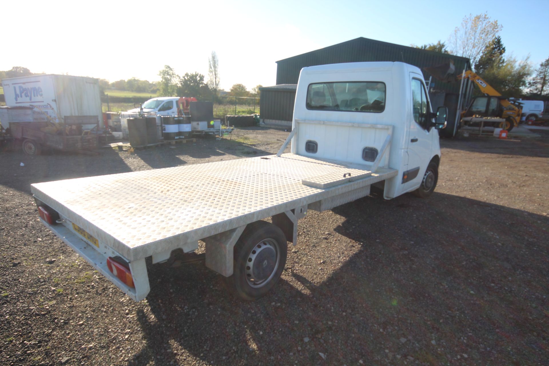 Renault Master 2.3L diesel 3.5T flatbed. Registration LJ65 DHO. Date of first registration 04/12/ - Image 3 of 42