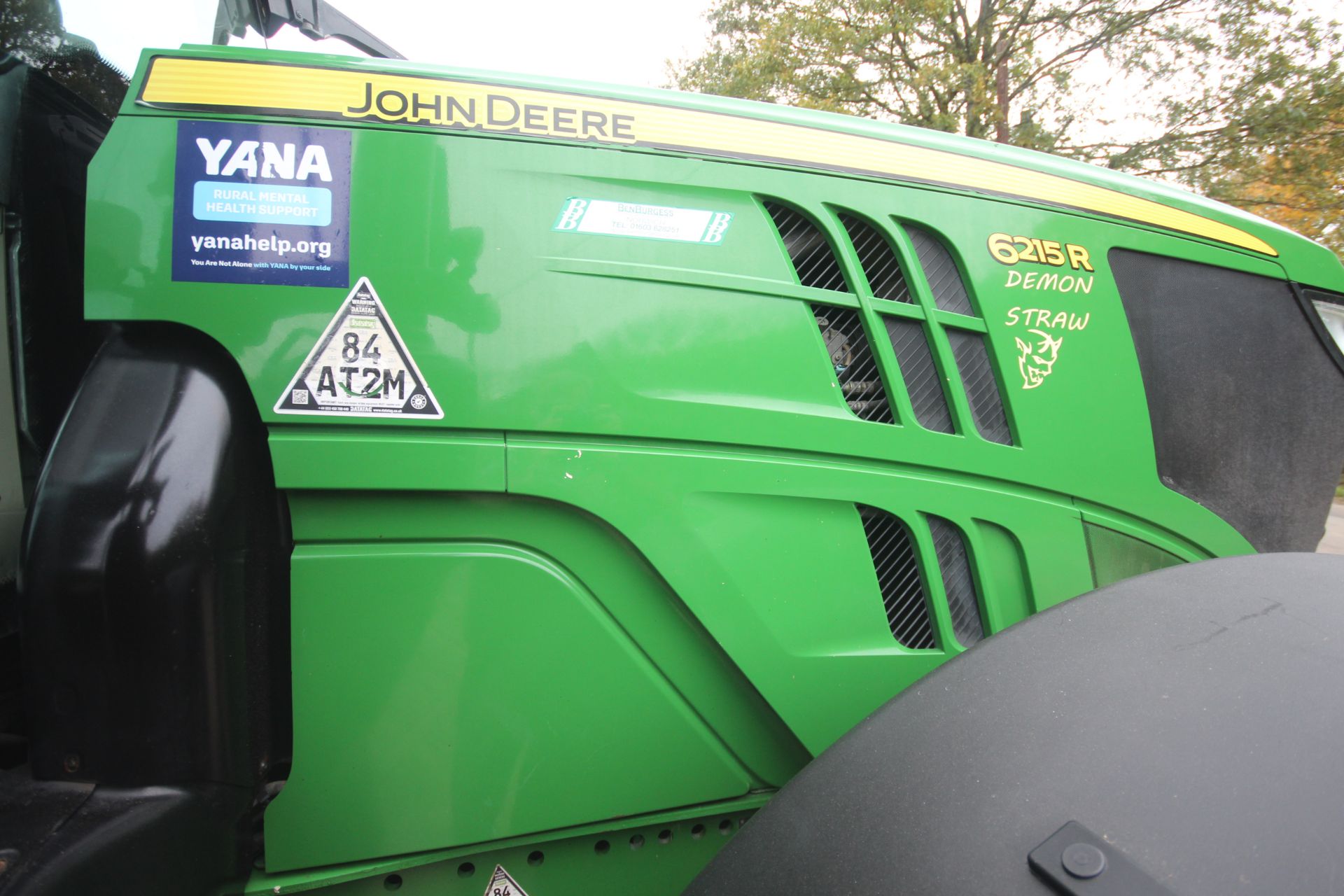 John Deere 6215R 4WD tractor. Registration CX18 WTV. Date of first registration 17/05/2018. Serial - Image 20 of 116