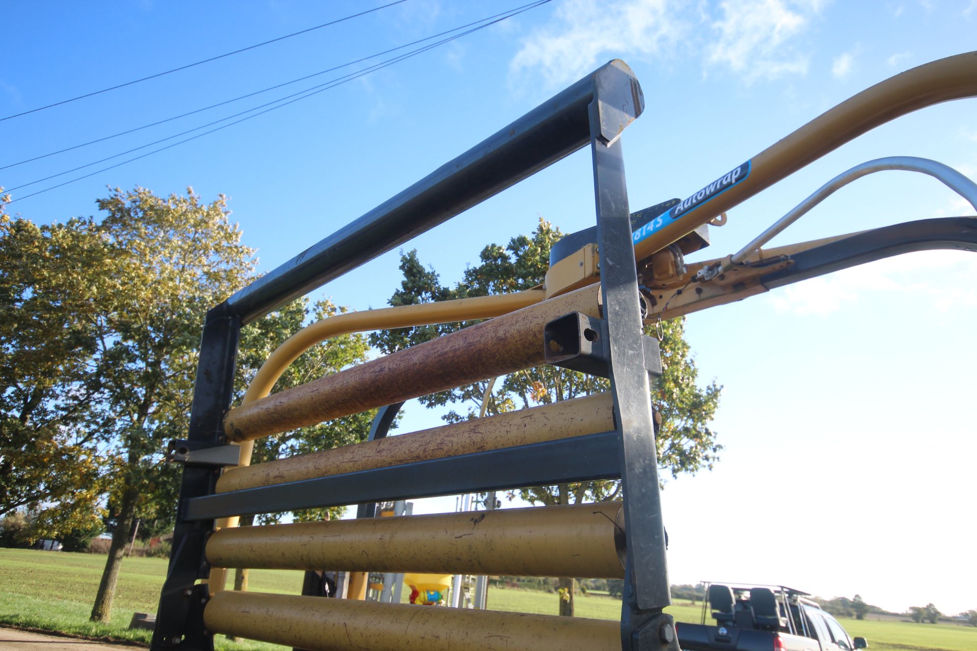 Tanco Autowrap 1418S static automatic bale wrapper. Bale count 39,497. 3,257 hours. With self- - Image 29 of 32